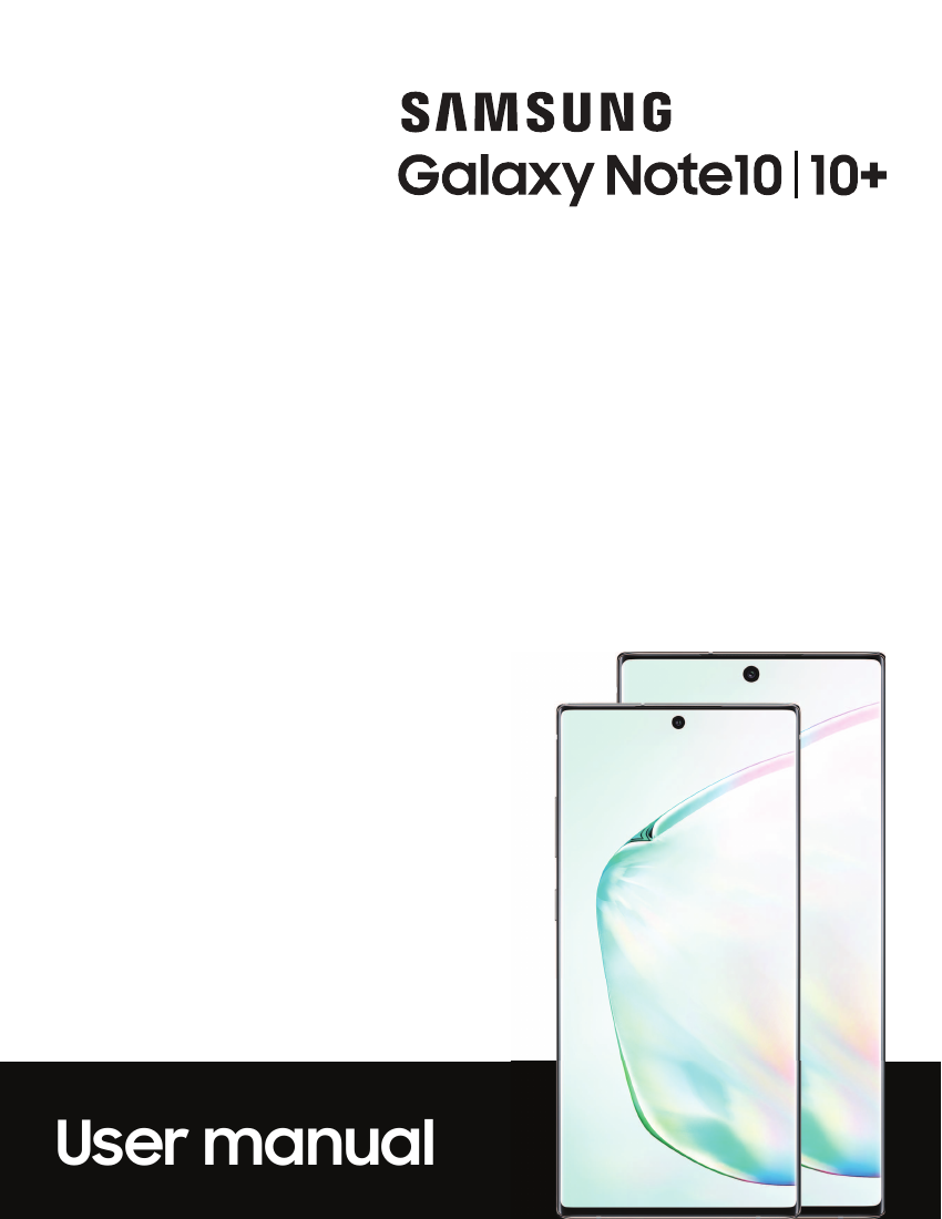 Samsung Galaxy Note10 and Note10+ User Manual - iFixit