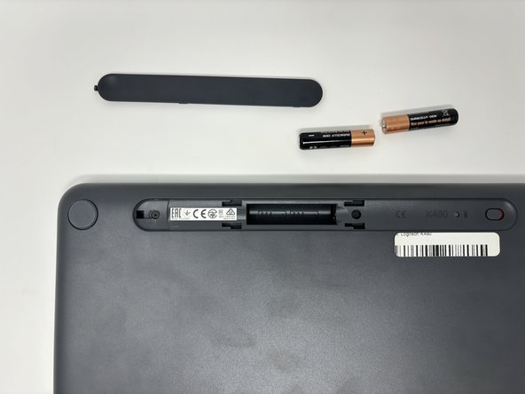 Logitech K480 Battery Replacement: crwdns2935265:03crwdnd2935265:02crwdnd2935265:02crwdne2935265:0