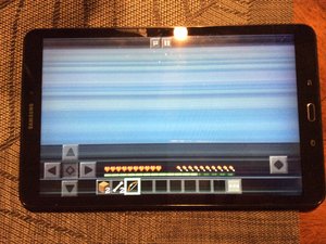 Samsung tablet screen clearance problems