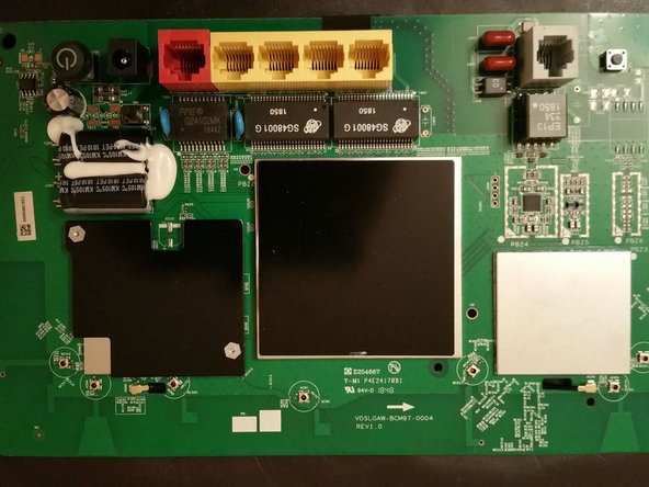 Serial Port and JTAG ports on a TalkTalk WiFi Hub, PCB 2nd Side: step 5, image 2 of 3