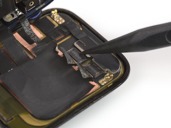 How to Reseal an Apple Watch, Secure the ZIF connectors: crwdns2935265:012crwdnd2935265:03crwdnd2935265:03crwdne2935265:0