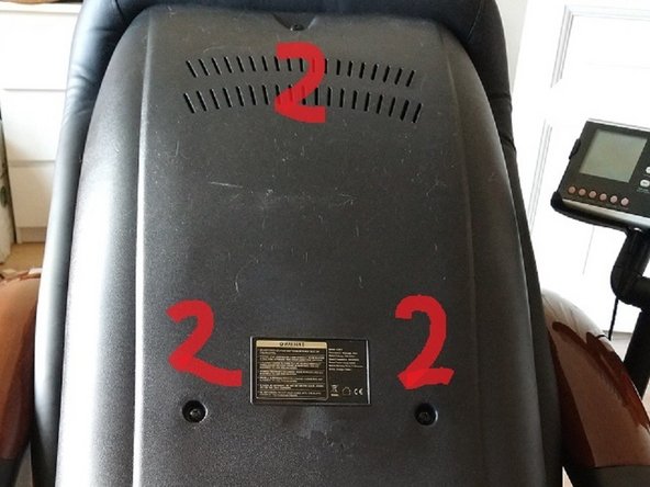 Irest SL A28-1 Massage Chair Jerking Bump Fix, Remove the screws: crwdns2935265:03crwdnd2935265:02crwdnd2935265:02crwdne2935265:0