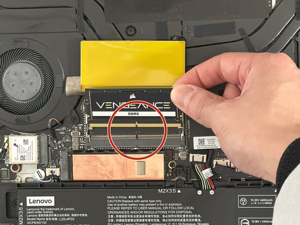 Lenovo Legion 7 16ARHA7 RAM Replacement: step 9, image 1 of 1