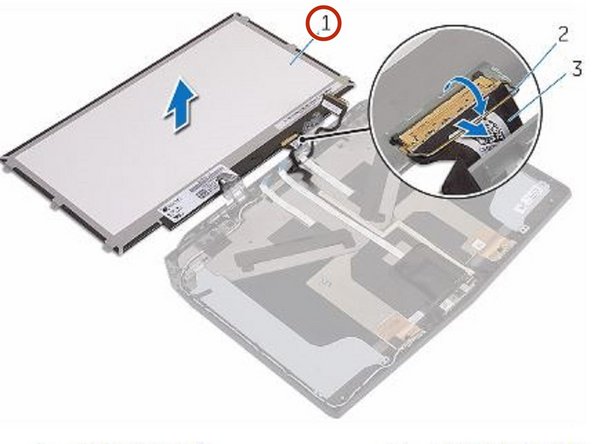 Dell Alienware 13 R2 Display Panel Replacement, Lifting the Latch: crwdns2935265:078crwdnd2935265:03crwdnd2935265:03crwdne2935265:0