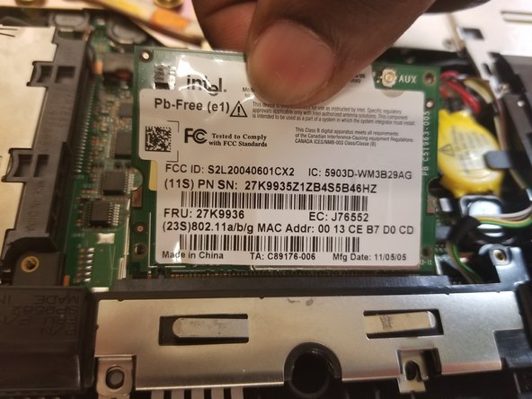 IBM ThinkPad T43 WiFi Card Replacement: crwdns2935265:07crwdnd2935265:02crwdnd2935265:03crwdne2935265:0