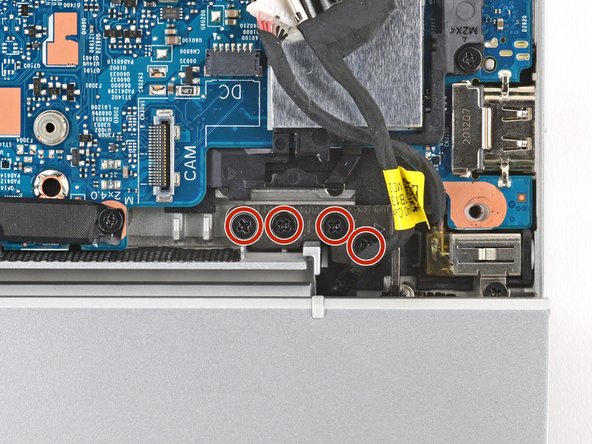 HP EliteBook 840 Aero G8 Display Panel Replacement, Remove the hinge screws: crwdns2935265:018crwdnd2935265:02crwdnd2935265:02crwdne2935265:0