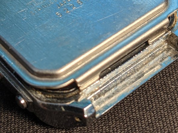 Casio CFX 200 and 20 battery replacement, Popping off the case back: crwdns2935265:04crwdnd2935265:02crwdnd2935265:03crwdne2935265:0