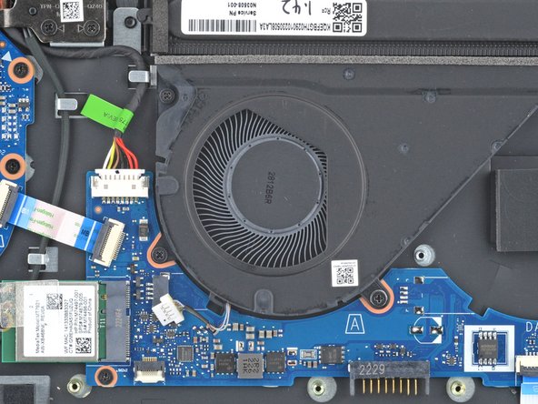 HP Pavilion 15-eg Fan Replacement, Unfasten the fan: stap 0, afbeelding 2 van 2