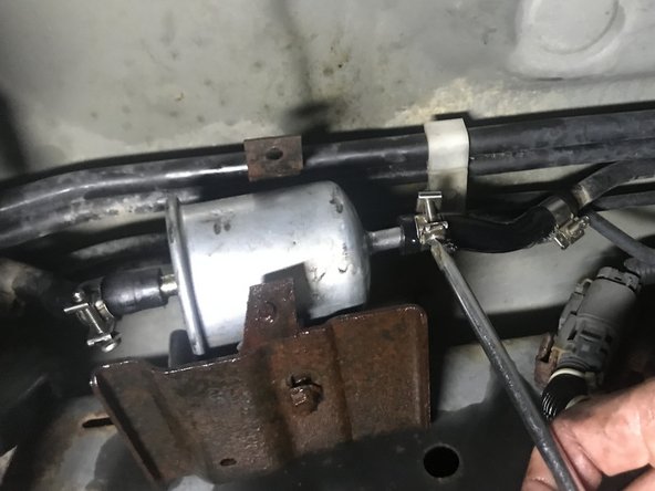 1998 Nissan Frontier Fuel Filter Replacement: step 15, image 1 of 1