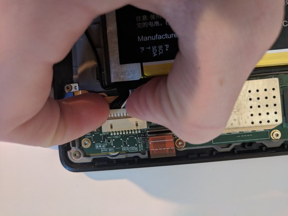 Amazon Fire HD 3rd Gen Disassembly, Disconnect the ribbon cables: crwdns2935265:03crwdnd2935265:02crwdnd2935265:03crwdne2935265:0