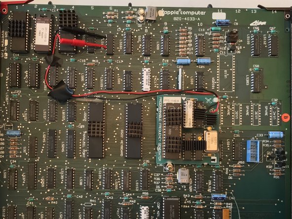 Apple Lisa MacWorks II PFG Instalation, Attaching Red and Black Wires: crwdns2935265:06crwdnd2935265:03crwdnd2935265:03crwdne2935265:0