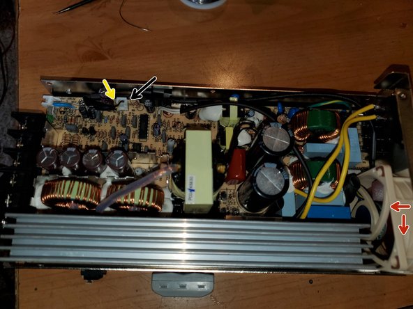 Meanwell SE-600-24 Fan Replacement, Wiring/Reassembly: crwdns2935265:04crwdnd2935265:03crwdnd2935265:03crwdne2935265:0