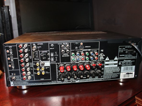 Volume Control Potentiometer Cleaning, Remove the back screws: crwdns2935265:04crwdnd2935265:02crwdnd2935265:03crwdne2935265:0