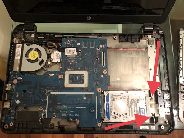 HP Laptop 15-g000sl Hardisk Replacement: step 8, image 1 of 3