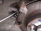 2017 honda civic rear deals brake pad replacement