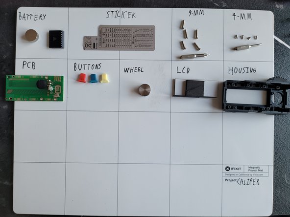 Digital Caliper Teardown, Housing dissasembly: crwdns2935265:03crwdnd2935265:03crwdnd2935265:03crwdne2935265:0