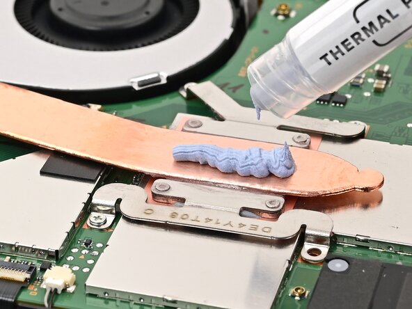 Nintendo Switch 2 Microphone Replacement, Apply thermal putty: crwdns2935265:041crwdnd2935265:03crwdnd2935265:03crwdne2935265:0