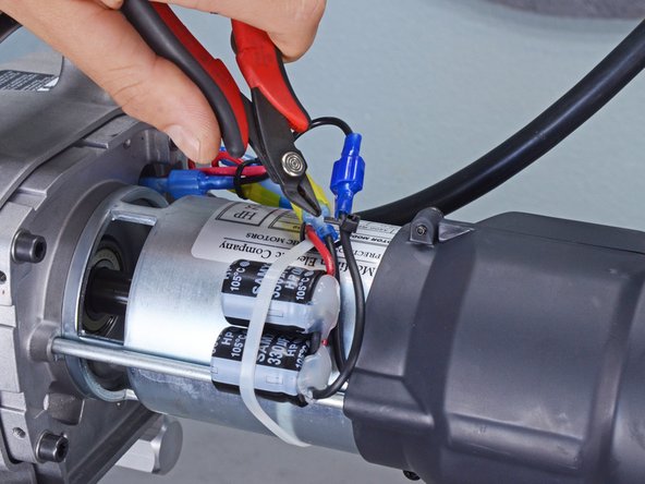 Titan Airless Sprayer IMPACT 410 Capacitor Replacement, Isolate the capacitor wires: crwdns2935265:04crwdnd2935265:02crwdnd2935265:03crwdne2935265:0