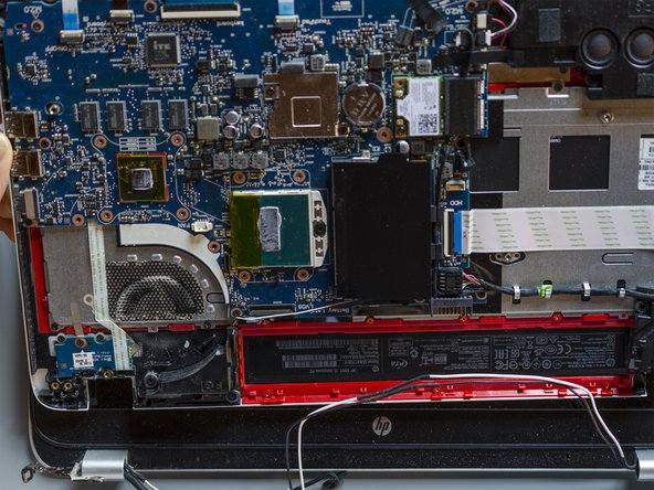 Upgrade the display panel and replace the display cable, Move the top cover aside: stap 0, afbeelding 3 van 3