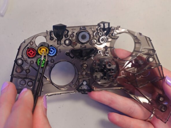 PDP Victrix Gambit Prime Wired Tournament Controller Action Buttons Replacement: step 12, image 1 of 1