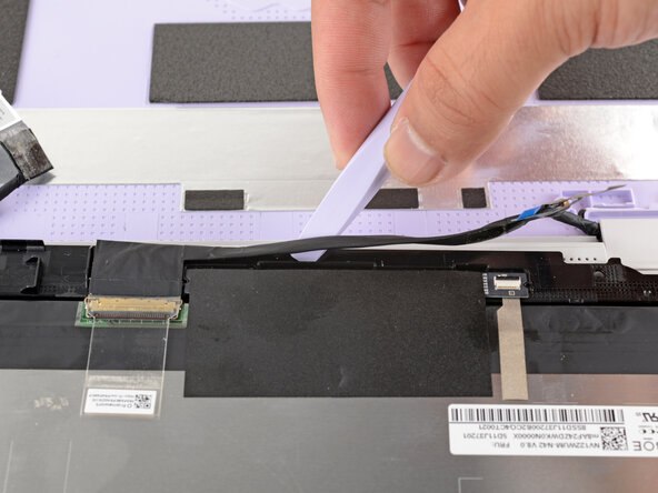 Framework Laptop 12 Display Replacement, Detach the display cable: 18 단계, 이미지 3개 중 2개