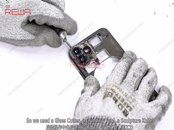 iPhone 11 Pro更换后玻璃, 将后玻璃与中框分开: 步骤 4 中的图像 1，1