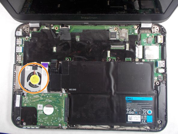 Dell Inspiron 13z 5323 Fan Assembly Replacement: crwdns2935265:03crwdnd2935265:03crwdnd2935265:03crwdne2935265:0