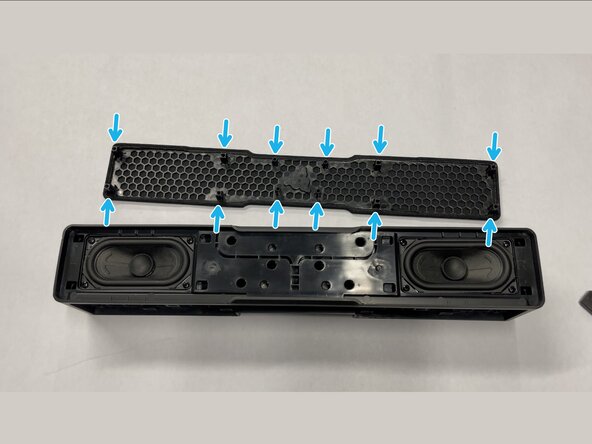 Razer Leviathan V2 X Disassembly Guide, Remove Mesh Screen: crwdns2935265:01crwdnd2935265:03crwdnd2935265:03crwdne2935265:0