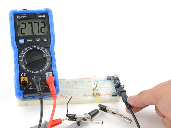 How to Make Advanced Measurements With a Multimeter, How to measure low current (mA scale): crwdns2935265:05crwdnd2935265:02crwdnd2935265:02crwdne2935265:0