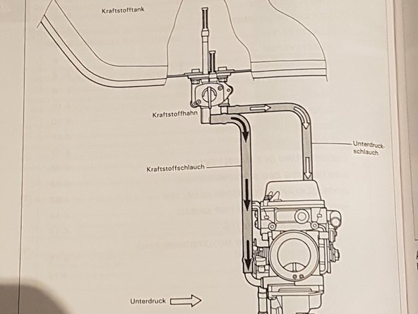 Replace the Fuel Tap Diaphragm and Gaskets on a Suzuki DR650 SE: step 6, image 2 of 3