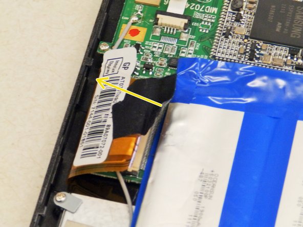 Coby Kyros MID7024  Front Frame Replacement, Battery: crwdns2935265:04crwdnd2935265:03crwdnd2935265:03crwdne2935265:0