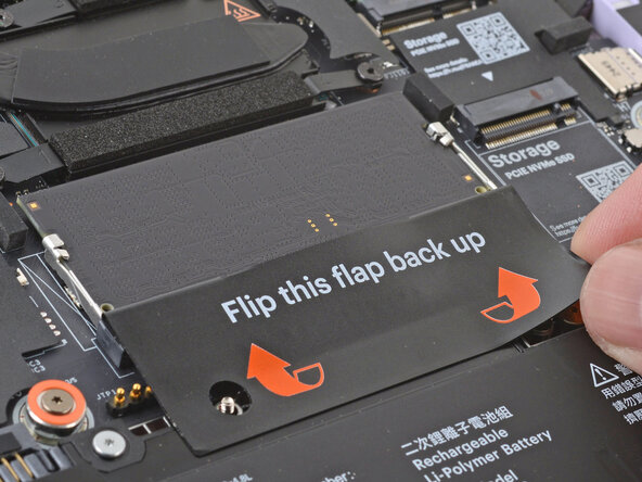 Framework Laptop 12 Memory Module Replacement, Open the memory flap: 7 단계, 이미지 2개 중 2개