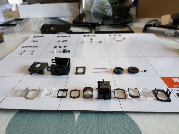 Fujifilm X30  EVF Replacement/Teardown, EVF lens teardown: crwdns2935265:04crwdnd2935265:03crwdnd2935265:03crwdne2935265:0