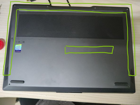 Lenovo Legion Slim 7 2021 Battery Replacement, Align back cover: crwdns2935265:07crwdnd2935265:02crwdnd2935265:03crwdne2935265:0