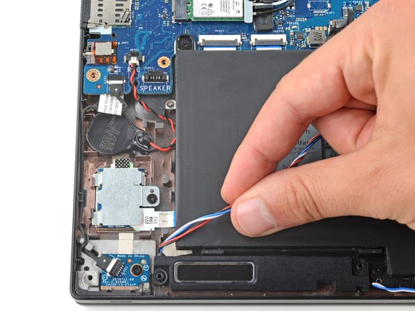 Dell Latitude 7490 Speakers Replacement, Reposition the speaker wire: Schritt 10, Bild 3 von 3