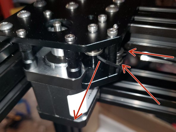 6. X Carriage and Belts, Belt Routing: crwdns2935265:05crwdnd2935265:03crwdnd2935265:03crwdne2935265:0