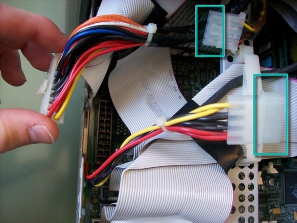 PowerMac G3 All-In-One Teardown, Removing the power cables from the motherboard: step 4, image 3 of 3