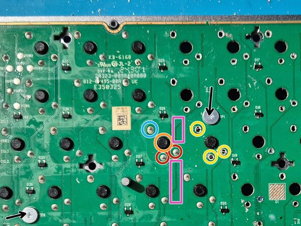Logitech MX Mechanical Mini Hot Swappable Switches Replacement, Unsolder the switches: passo 5, immagine 1 di 1