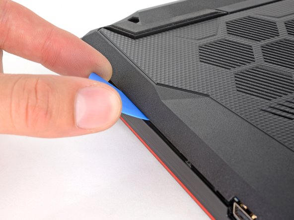 ASUS TUF Gaming F15 FX506L Back Cover Replacement, Release the remaining clips: crwdns2935265:03crwdnd2935265:02crwdnd2935265:03crwdne2935265:0