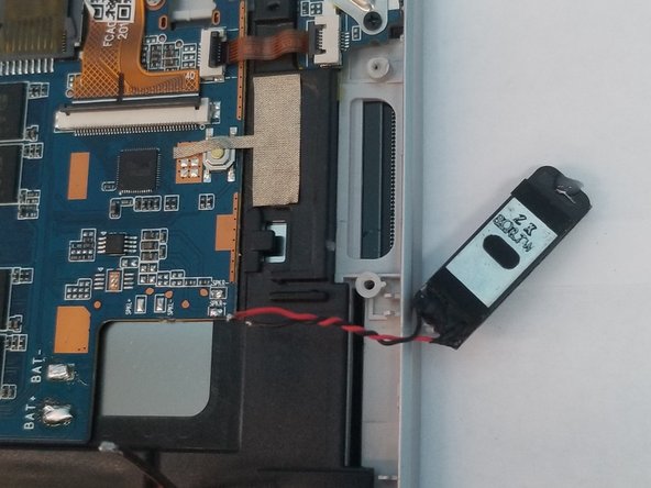 Nextbook Ares 10A Digitizer Replacement, Removing the speaker: crwdns2935265:03crwdnd2935265:02crwdnd2935265:02crwdne2935265:0