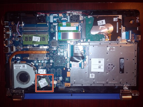 HP 15-bw00xx Guide., Wi-Fi Card.: step 5, image 2 of 2