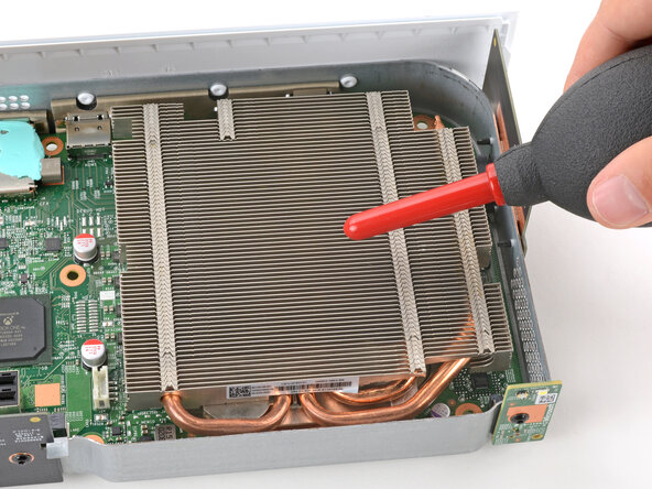 How to Open and Clean an Xbox Series S, Clean the heat sink fins: step 17, image 3 of 3