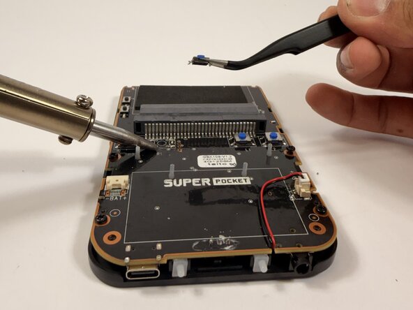 Hyper Mega Tech! Taito Super Pocket Back Buttons Replacement: step 7, image 2 of 3