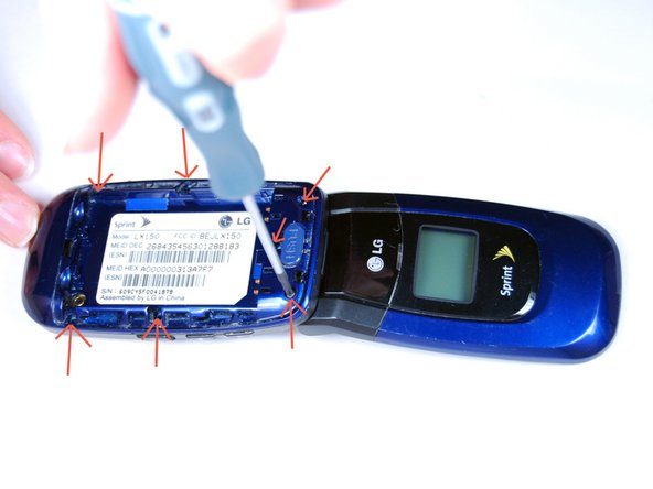 LG LX150 Internal Back Cover Replacement, Internal Back Cover: crwdns2935265:04crwdnd2935265:02crwdnd2935265:03crwdne2935265:0