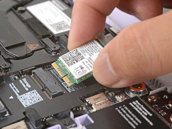Framework Laptop 12 Mainboard Replacement, Reposition the Wi-Fi card: 23 단계, 이미지 2개 중 2개