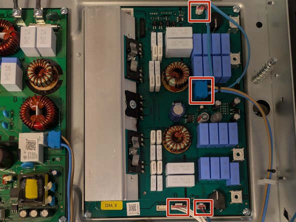 Samsung Induction Cooktop NE63B8211SS Right Power Inverter Replacement, Remove the Inverter: crwdns2935265:011crwdnd2935265:02crwdnd2935265:02crwdne2935265:0