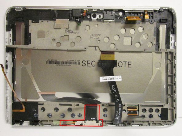 Samsung Galaxy Note 10.1 LCD Replacement, Removing the Charging Port: crwdns2935265:08crwdnd2935265:02crwdnd2935265:03crwdne2935265:0