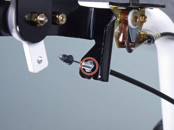 Little Wonder GX270 Honda Maximum Output Blower Deflector Chain and Cable Replacement: step 8, image 1 of 2