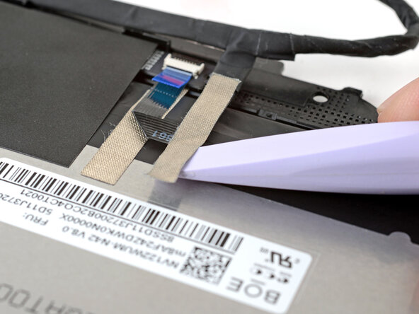 Framework Laptop 12 eDP Display Cable Replacement, Disconnect the display cable: 41 단계, 이미지 2개 중 2개