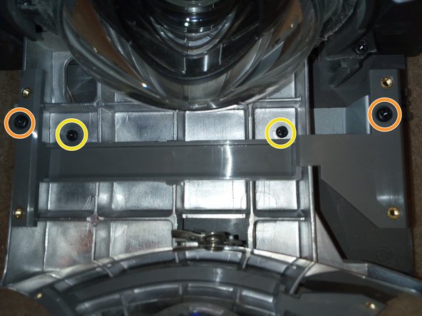 Smart UF75 DLP Projector Disassembly, Remove the mirror cover plates: crwdns2935265:011crwdnd2935265:02crwdnd2935265:03crwdne2935265:0